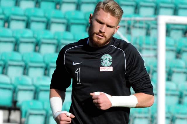 Mark Oxley has agreed a two-year deal with Hibernian following a successful loan spell. Picture: Lisa Ferguson