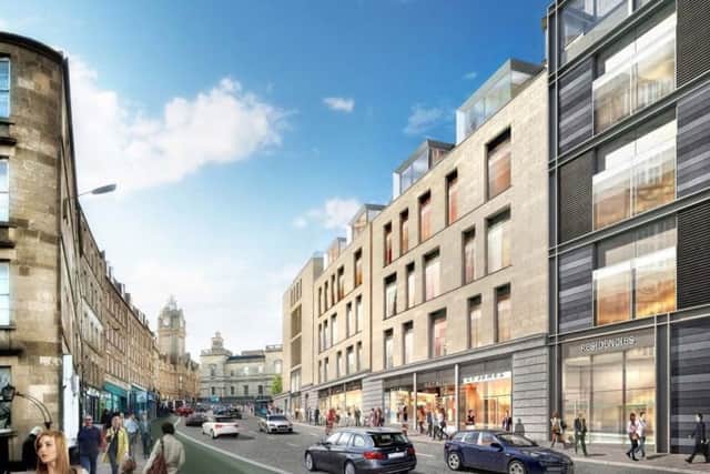 Artist's impressions of the St James Square designs submitted by Allan Murray Architects. Picture: Contributed