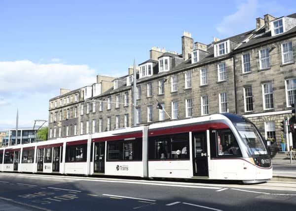 Edinburgh Trams - just one example of green transport. Picture: Greg Macvean