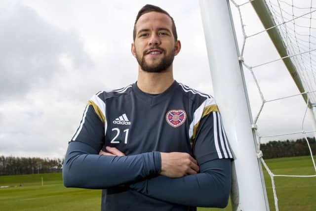 Kenny Anderson is willing to battle to establish himself in the Hearts first team