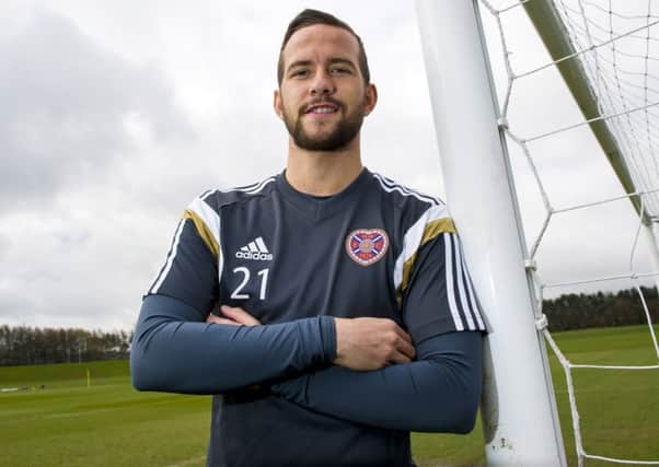 Kenny Anderson is willing to battle to establish himself in the Hearts first team