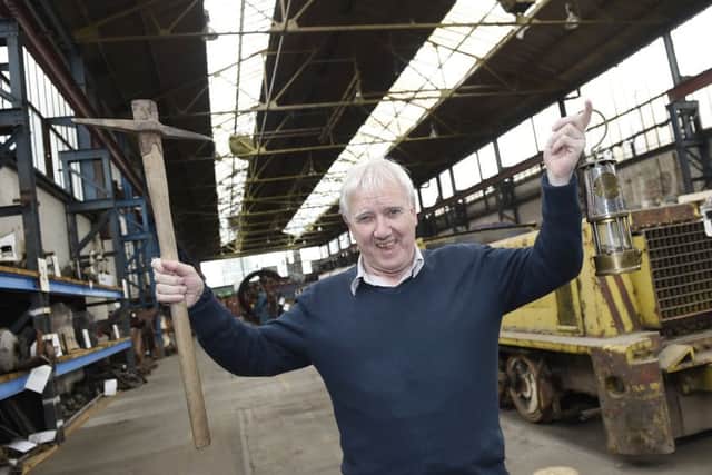 Councillor Jim Bryant pictured in one of the Newtongrange Mining Museum outbuildings that is going to be converted into a theatre. Picture: Greg Macvean