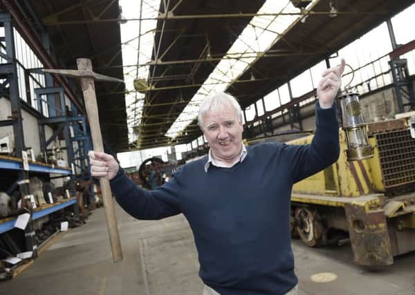 Councillor Jim Bryant pictured in one of the Newtongrange Mining Museum outbuildings that is going to be converted into a theatre. Picture: Greg Macvean