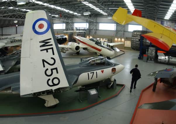 The jet and rocket hangar at the Museum of Flight. Picture: Julie Bull