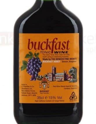 The victim was hit in the face with a Buckfast bottle.