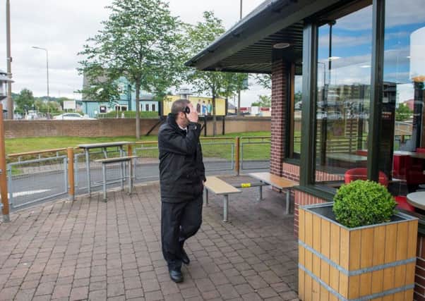 A bouncer is now working at Corstorphine McDonalds to stop under-16s entering without an adult. Picture: Ian Georgeson