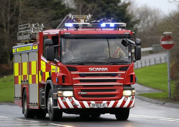 Fire engines responded to a blaze at West Granton Road