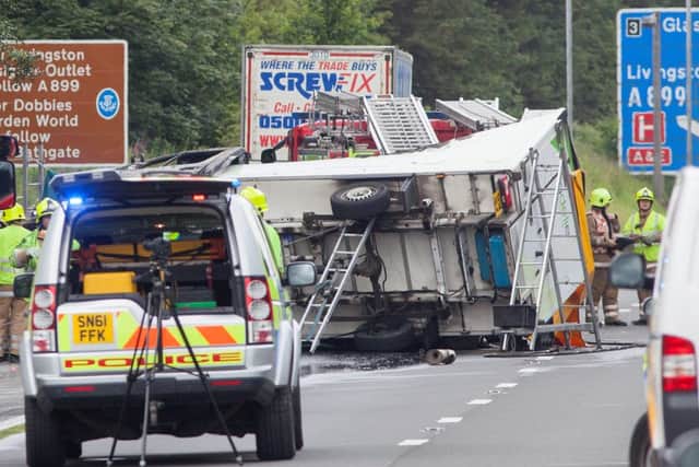 The motorway was closed in both directions. Picture: Hemedia