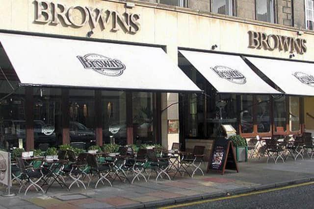 Browns, Edinburgh. Picture: TSPL