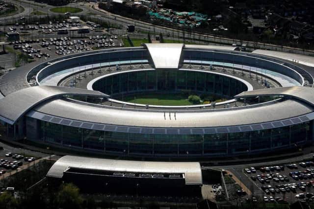 An aerial view of GCHQ headquarters in Cheltenham. Picture: SWNS