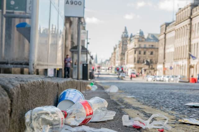 Is Edinburgh dirty and 'filled with debris? Picture: Ian Georgeson
