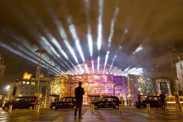 The Harmonium Project will light up the Usher Hall and Festival Square. Picture: Ian Rutherford