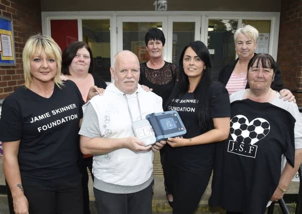 Front row, Karen Greechan, Jim Murray, Sonia McCraw and Senga Scott; back row, Shirley Mackay, Lynn McDougall and Christine Docherty. Picture: Greg Macvean