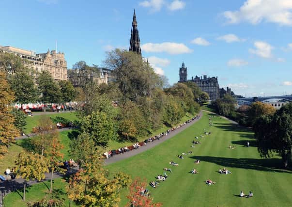 The improved weather will be good news for those looking to attend the Edinburgh Festival Fringe. Picture: Ian Rutherford