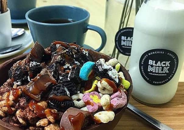 One of the menu items from Black Milk Cereal Dive, which has plans to open its first cafe in Edinburgh. Picture: Contributed