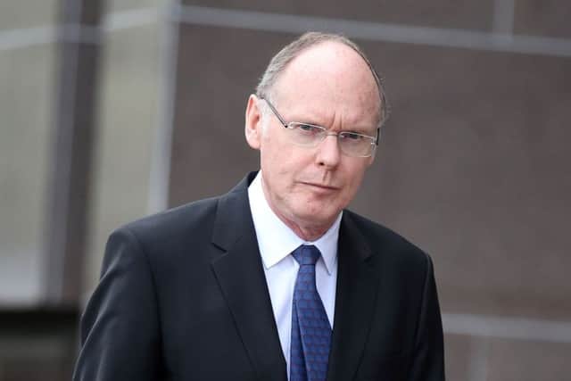 Witness Professor Andrew Rankin leaves Glasgow Sheriff Court. Picture: Andrew Milligan/PA Wire