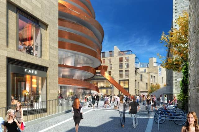 Artists impressions convey a sense of the scale of the proposed hotel