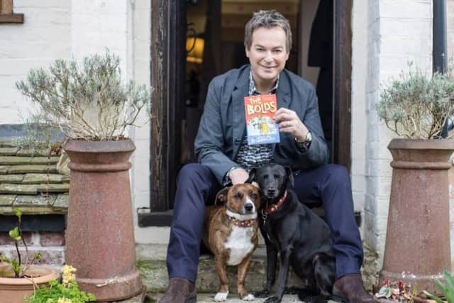 Julian Clary with his book The Bolds. Picture: Contributed