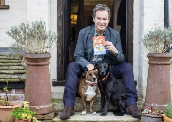 Julian Clary with his book The Bolds. Picture: Contributed