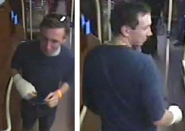 Police are trying to trace this man. Picture: Police Scotland