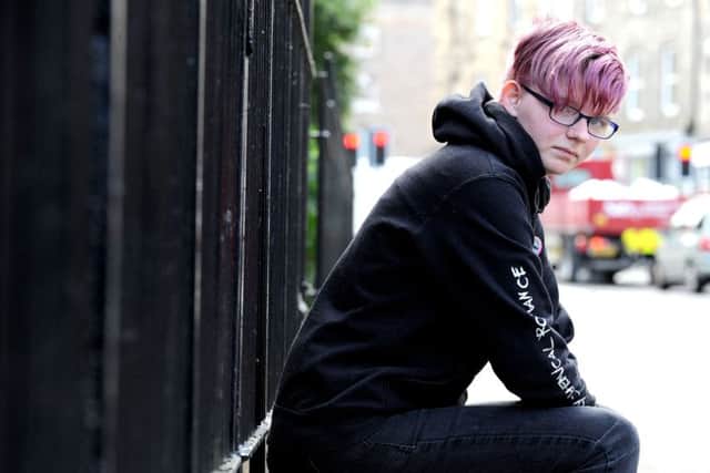 Jasper Williams has endured hate crimes relating to transgender. Picture: Lisa Ferguson