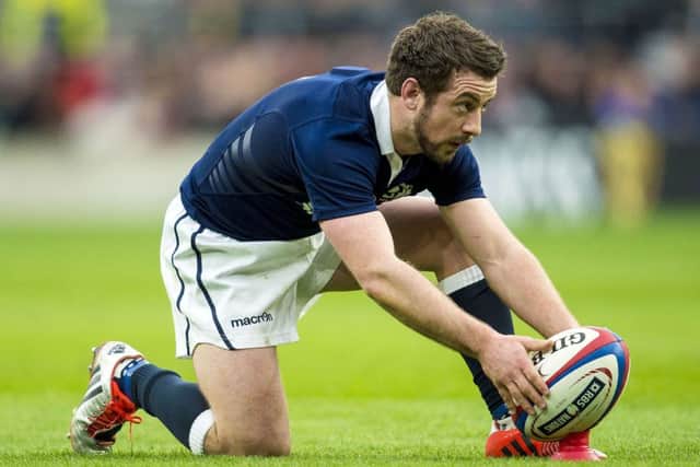 Greg Laidlaw will skipper Scotland against Italy on Saturday. Picture: Bill Murray/SNS