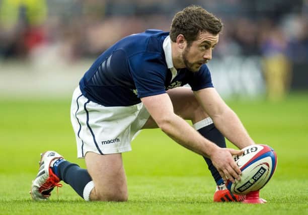 Greg Laidlaw will skipper Scotland against Italy on Saturday. Picture: Bill Murray/SNS