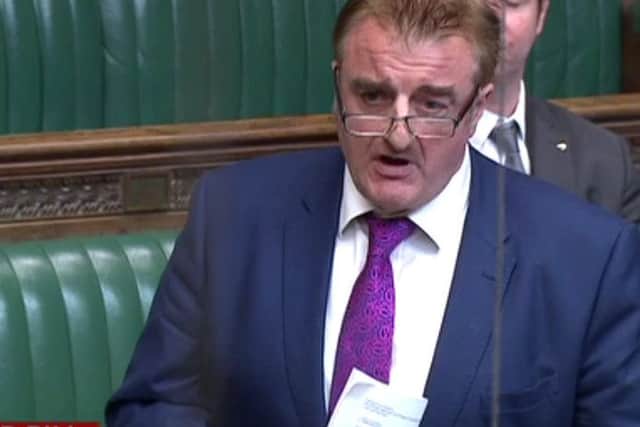 Tommy Sheppard in the House of Commons. Picture: Contributed