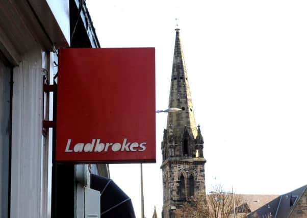 Darren Lamb and Dale Thomas targeted branches of Ladbrokes in Edinburgh. Picture: Lisa Ferguson