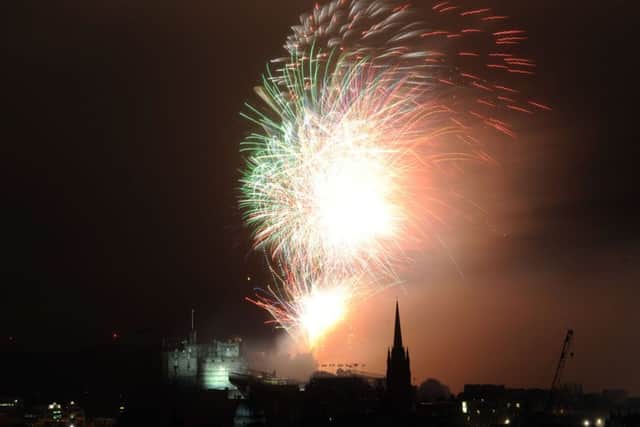 The fireworks bring he festival season to a close.