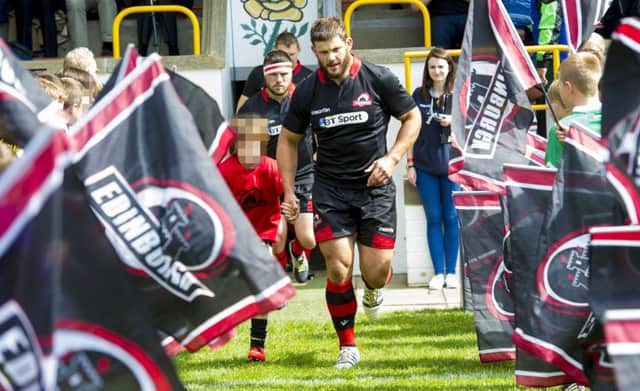 Edinburgh Rugby says children in the honour guard are enjoying a new, enhanced matchday experience. Picture: SNS