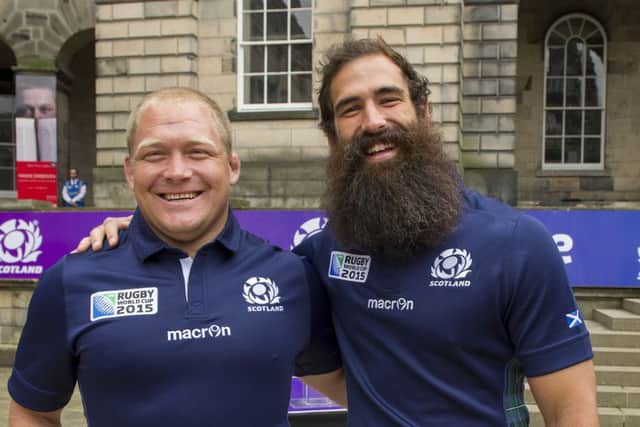 "Project players" WP Nel and Josh Strauss at the squad announcement yesterday.
 Picture: Ian Rutherford