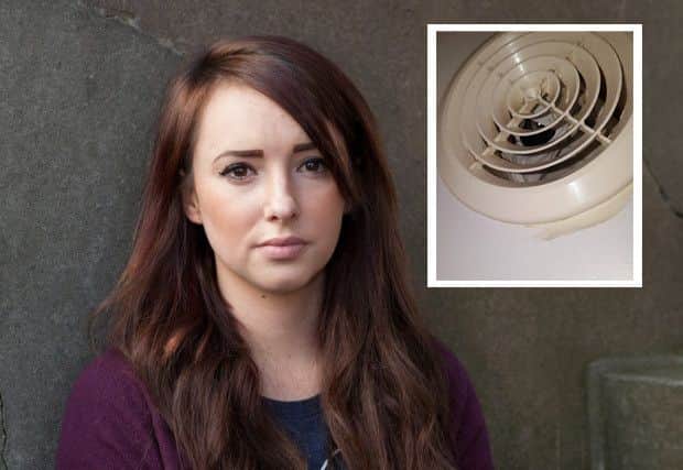 Harmony Hachey found the camera in a vent. Picture: comp
