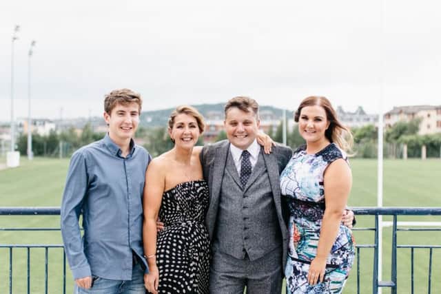 Paul Selwood  in June 2015 at his 50th birthday celebrations with his family.