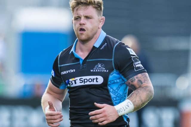 Kevin Bryce of Glasgow Warriors will replace Stuart McInally in the Scotland squad  Picture: SNS