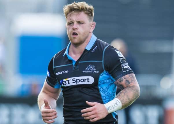 Kevin Bryce of Glasgow Warriors will replace Stuart McInally in the Scotland squad  Picture: SNS