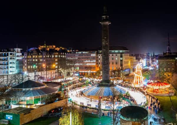 Edinburgh's Christmas festival normally lights up Princes Street.
