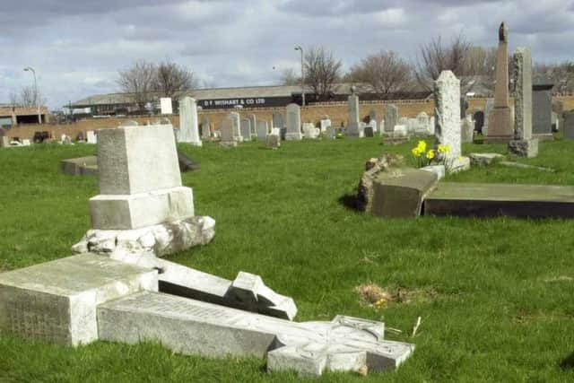 The attack took place at the Eastern Cemetery. Picture: Bill Henry