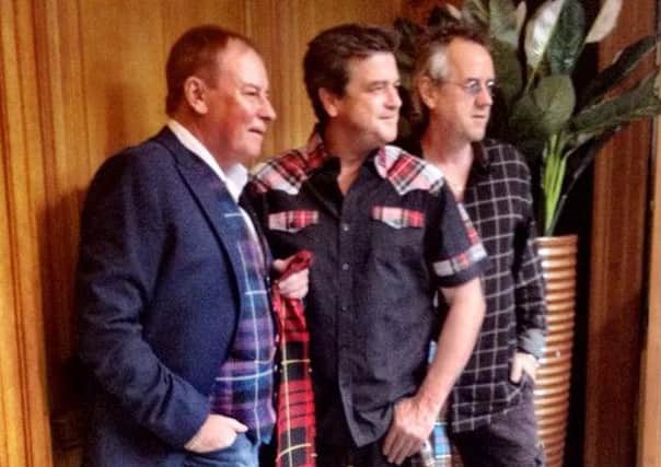 Alan, Les, and Woody made the official announcement in Glasgow. Picture: Liam rudden
