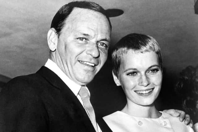 Frank Sinatra and Mia Farrow in July 1966. Picture: AFP/Getty