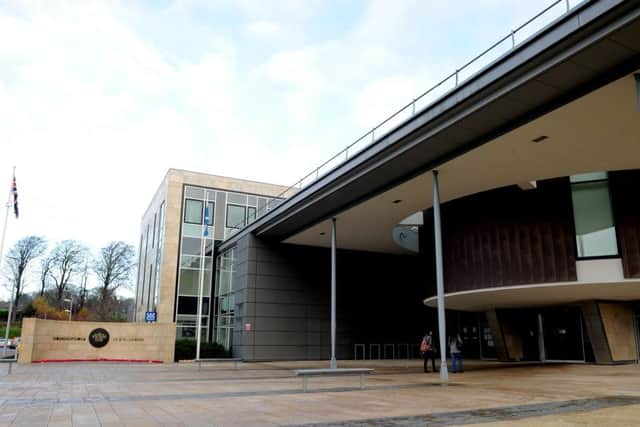 The teenager was sick at Livingston Sheriff Court, Picture: Lisa Ferguson