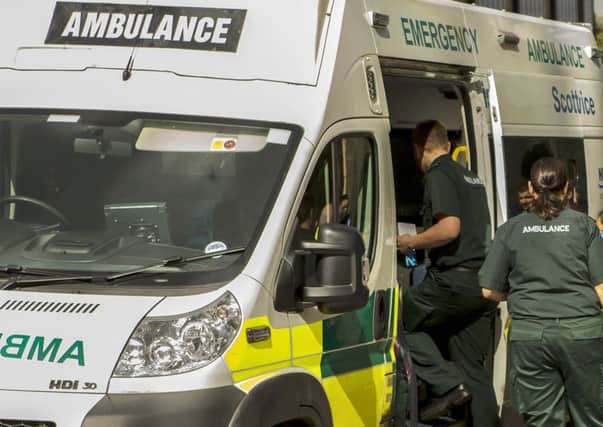 Ambulance crews are called out six times a day. Pic: Malcolm McCurrach