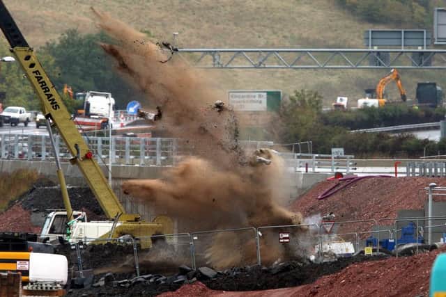 The explosion. Picture: DC Thomson