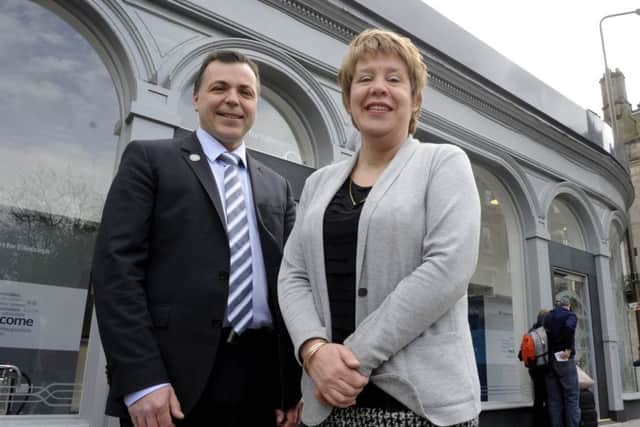Lesley Hinds and Ian Craig. Picture: Esme Allen