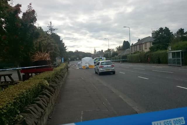 The area was sealed off after the incident. Picture: Kaye Nicolson
