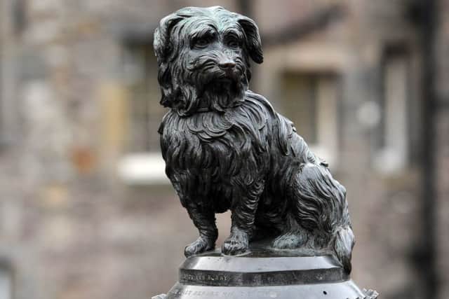 The statue of Greyfriars Bobby. Picture: Ian Rutherford