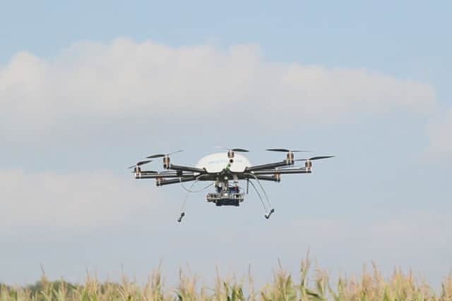 The drone was spotted on Wednesday. File picture