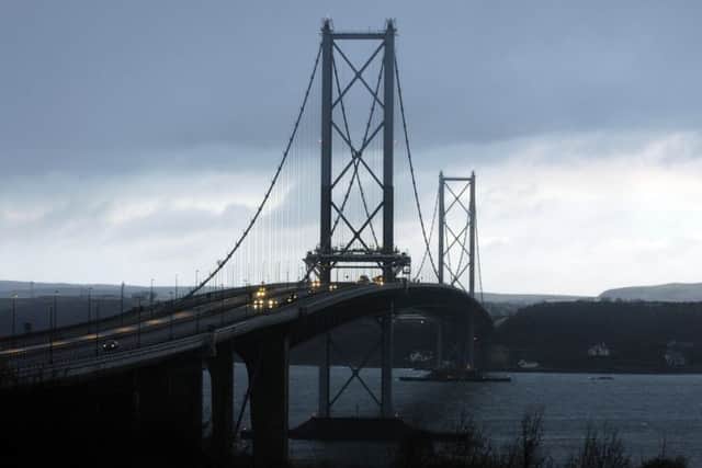 The Forth Road Bridge is set to be hit by strong winds. Picture: Greg Macvean