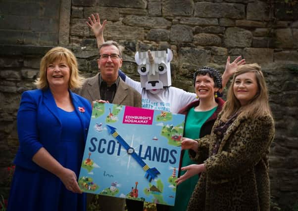 Culture Secretary Fiona Hyslop and Hogmanay chief Pete Irvine help launch the event. Picture: Scott Taylor