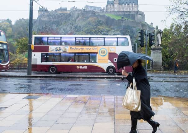 Wind and rain is set to bring misery for travellers. Picture: Ian Georgeson